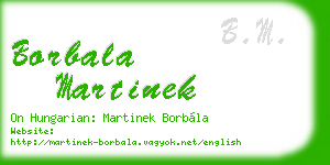 borbala martinek business card