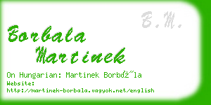 borbala martinek business card